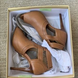 Michael kors blaze open toe bootie